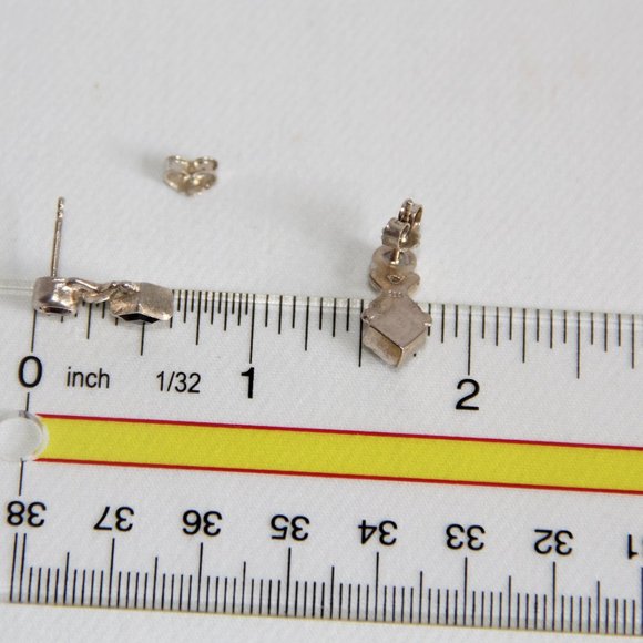 New & Tags Ashley Andrews Sterling Silver Earrings - Picture 4 of 8